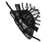 NOLITOY 2 Pz Maglia Della Parrucca Berretto a Treccia Retine Per Netto Kit Berretto Calvo Supporto Per Cappelli Esposizione Di Cappelli Caps Black Stoffa