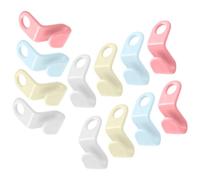 NOLITOY 20 Ganci Estensibili per Grucce Multifunzione, Ganci Appendini a Cascata Colorati, Compatti e Leggeri per Organizzazione Armadio, Casa e Viaggi Colore Casuale