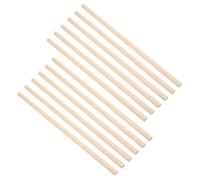 NOLITOY 20 Pezzi Bastoncini in Legno Naturale per Fai da Te Bastoncini Rotondi Non Finiti Sicuri e Lisci per Progetti Artigianali Decorazioni e Lavoretti Manuali