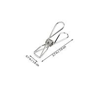 NOLITOY 20 Pezzi Clip Metallo per Sacchetti Fermasacchetti per Snack e Alimenti Resistenti Ed Efficaci per Sigillare Patatine Conserve e Buste Alimentari Cucina