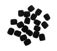 NOLITOY 20 pezzi Coprimicrofono Schiuma Antivento Protezione Microfono Mini Adatta Diversi Modelli Facile da Montare e Rimuovere Resistente e Durevole Riduce Rumore e Soffi di Vento