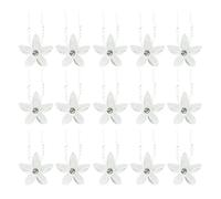 NOLITOY 20 Pezzi forcina a forma di u tappi beanie berretta el party bobby decorativo Fermagli per a farfalla forchetta per a fiore forcina da sposa Lega di zinco bianca