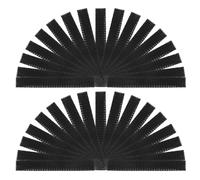 NOLITOY 200pezzi Copribrush Rete Flessibile Da Copertura Protettiva Per Pennelli Da Trucco Reticolo Espandibile Per Pennelli Di Bellezza Accessorio e Riutilizzabile Per Make-up