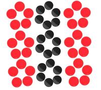 NOLITOY 200pezzi Fiches di Plastica Trasparenti per Bingo Giochi Attività Scolastiche Gettoni Multiuso per Poker e Giochi di Società