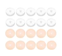 NOLITOY 20pezzi Dischi Silicone Per Orecchini Supporti Invisibili Per Piercing Anti-frizione e Comfort Trasparenti e Alla Adatti Per Gioielli Da Piercing