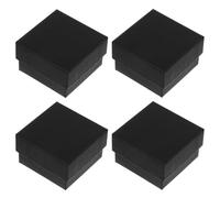 NOLITOY 24 pezzi Scatole Regalo Gioielli in Cartone Kraft con Coperchio da Contenitore con Imbottitura in Spugna per Protezione Anelli Orecchini e Braccialetti Scatola Packaging per Feste