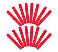 NOLITOY 25 pezzi Bastoncini per Miscelazione Resina Epossidica Rossi Strumenti Multifunzione per Laboratorio e Uso Medico Riutilizzabili con Superficie Liscia per Esami Cavitari e Lavori