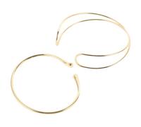 NOLITOY 2pezzi Bracciale Rigido Aperto Regolabile per Donna Bracciale Decorativo alla Moda per Ragazze