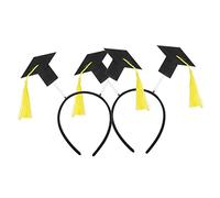NOLITOY 2pezzi Cerchietti Decorativi Per Laurea Con Cappello Da Dottore Accessori Per Feste Di Laurea Cosplay e Eventi Speciali Adatti Tutti Comodi e Divertenti