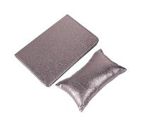 NOLITOY 2pezzi Cuscino Poggiamano Per Manicure Pu Di Cuscini Pieghevoli Per Unghie Supporto Ergonomico Per Salone Di Bellezza Colore Argento Accessori Per Nail Art