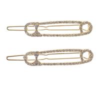 NOLITOY 2pezzi Fermagli Per Capelli Stile Spilla Da Balia Strass Accessori Per Capelli Adatti Lunghi Corti Ricci Lisci Intrecci Per Feste Compleanni Banchetti Shopping Vita Quotidiana