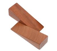 NOLITOY 2pezzi Fermaporta in Legno Senza Trapano Fermaporta Antiscivolo Per Uso Domestico Design Triangolare Creativo Per Sicurezza Di Ragazzo Ragazza Ragazza e Animali Domestici Per Impie