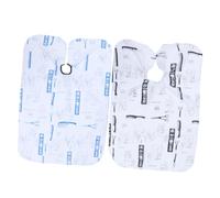 NOLITOY 2pezzi Panno Da Parrucchiere in Tessuto Morbido Grembiule Per Taglio Di Capelli Lunga Per Tintura Scialli Per Proteggere Vestiti Adatto Donne e Uomini Colore Nero e Blu