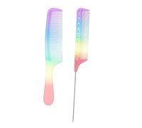 NOLITOY 2pezzi Pettine Punta in Pettini Da Barbiere Pettine Per Styling Dei Capelli Da Parrucchiere Accessori Per Centri Estetici Adatto Per Capelli Neri Sottili Corti e Folti o Lunghi e f