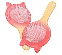 NOLITOY 2pezzi Spazzola Districante Per Ricci Con Orecchie Di Gatto Di Pettini Massaggianti Per Donna e Bambina Accessori Per Morbidi Danni