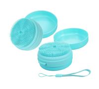 NOLITOY 2pezzi Spazzola Esfoliante in Silicone Massaggiatore per Capelluto Scrub per Crosta Lattea del Ragazza per Ragazza e Bagni Delicati