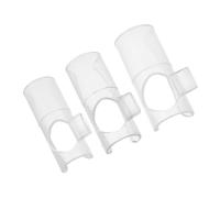 NOLITOY 3 pezzi Accessori per Flauto Bocchini Trasparenti per Aiuto al Soffio Controllo Tono e Intonazione per Flauti in Bambù Accordatura Do Re Mi Supporto per Principianti e Strumenti