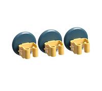 NOLITOY 3 Pezzi Appendiabiti Box Auto Cremagliera Pinze Appendini Per Mop Da Parete Spazzatrice Bit Organizzatore Sfogo Maniglia Pinza Gancio Padella Porta Pieghevole In Piedi Girevole