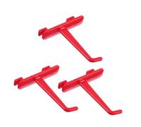 NOLITOY 3 Pezzi Ganci Appenditutto Plastica per Pegboard Organizer da Parete per Utensili Auto Supporto per Riparazioni e Detailing Portaattrezzi per Garage e Uso Domestico