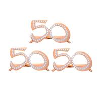 NOLITOY 3 Pezzi Per Il 50° Compleanno, Decorazioni Per Donne, Per Il 50° Compleanno, Articoli Per Feste, Divertenti Per Cinquantenni,