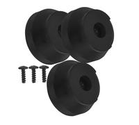 NOLITOY 3 Pezzi Punte Antiscivolo per Bastone Tripode Gomma Resistente per Stabilità Cuscinetto Antiscivolo per Stampelle Accessori Ricambio per Anziani Uso Quotidiano