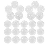 NOLITOY 30 Inserti Sonori per Giocattoli per Palline Bianche di Plastica da 28 MM Squeaker Accessori Sicuri per Sviluppo Uditivo e Progetti Fai da Te