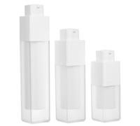 NOLITOY 3pezzi Bottiglie Vuoto Per Viaggio Di Contenitori Per Cosmetici e Bottiglie Divisorie Per Lozione Con Pompa Per Shampoo Solare e Trattamenti Viso
