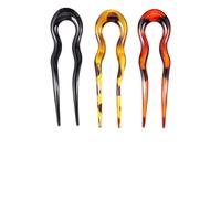 NOLITOY 3pezzi Ferma u Shape Resina Per Donne Eleganti Spilloni Per Acconciature Di Accessori Per Per Matrimonio e Feste Leggeri e Resistenti