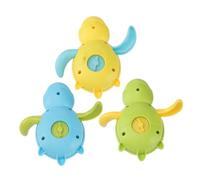 NOLITOY 3pezzi Giocattoli Da Bagno Per Ragazzo Ragazza Animale Cartoon in Abs Colorata Giocattoli Da Vasca Gonfiabile e Piscina Per Ragazzo Ragazza Senza Batterie Movimento Carica Manuale