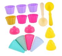 NOLITOY 3set Giocattoli Da Spiaggia Per Ragazzo Di Stampi Per Gelato Alla Coni Gelato Per Gioco Di Ruolo All
