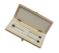 NOLITOY 4 pezzi Alcolometro e Termometro per Liquori con Tabella di Conversione Tester Resistente per Distillati Distillata e Liquori Medicinali Misurazione Precisa per Uso Domestico e