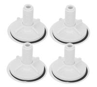 NOLITOY 4 pezzi Copriforo Lavello in Plastica Resistente Tappi Sigillanti Antigoccia per Foro Rubinetto Copertura Decorativa per Lavello da Usare e