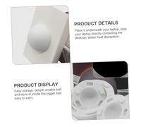 NOLITOY 4 pezzi Piedini Laptop in Silicone Antiscivolo Supporto Raffreddamento Portatile e Leggero Alza Notebook per Angolo di Digitazione Comodo Accessori Computer Portatile Pratici e