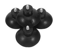 NOLITOY 4 pezzi Piedini Regolabili con Ventosa in Gomma Supporto Antivibrazione e Antiscivolo per Gambe Mobili Livellatori Vite per Tavoli e Sedie Stabilità Potenziata su Superfici Lisce