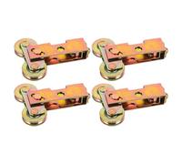 NOLITOY 4 pezzi Ruote Scorrevoli per Porta Patio con Cuscinetti di Precisione Resistente alle Intemperie e UV per Porte in Vetro Scorrevoli Silenziose e Durevoli