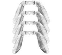 NOLITOY 4 Pz Cuscino Nasale Per Naselli Per Da Ponte Per Cuscinetti a Forma Di u Per Detergente Per Mini Cuffie Transparent Gel Di Silice