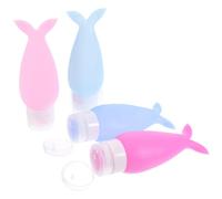 NOLITOY 4 Pz Imbottigliato Contenitori ugelli bottiglie da viaggio a tenuta stagna mini bottiglie da viaggio riempitivo Bottiglia di lozione da viaggio bottiglie di lozione Gel di silice