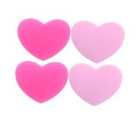 NOLITOY 4 Smorzatori Tennis Silicone Forma Cuore Ammortizzatori Racchetta per Controllo Urti e Protezione Accessori Tennis Alta Elasticità per Maggior Comfort e Prestazioni