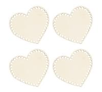 NOLITOY 4pcs Mini Embroidery Hoop Kit, Wooden Craft Frame Circularing Hoops for DIY Embroidery Art Cross