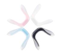 NOLITOY 4pezzi Cuscinetti Per Occhiali Antiscivolo Como Sostituibili Per Maggiore Stabilità e Comfort Durante Utilizzo Degli Occhiali