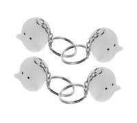 NOLITOY 4pezzi Portachiavi Al Buio Piccolo Forma Giocattolo Fosforescente Ciondolo Per Borsa Regalo Per Festa