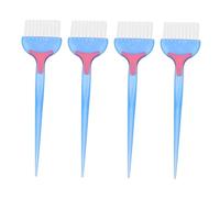 NOLITOY 4pezzi Spazzola Per Colorazione Con Pettine Professionale Per Tinta e Styling Casa e Salone Design Con Setole Flessibili e Rigide Riutilizzabile e Lavabile