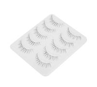 NOLITOY 5 Paia Arricciare Le Ciglia Finte Strumento Per Ciglia Donne Ciglia Finte Trucco Ciglia Finte Dalla Luce Soffusa Estensioni Delle Ciglia Mascara Ciglia Finte Sottili Fibra Chimica