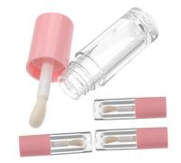 NOLITOY 5 pezzi Tubetti Vuoti Lucidalabbra con Applicatore Trasparenti e Perdita Contenitori per Balsamo Labbra Labbra e Rossetto per DIY e Riempimento Facile