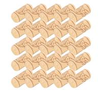 NOLITOY 50 pezzi Tappi Sughero per Bottiglie di Vino Naturale e Alta Densità Tappi Sigillanti Ermetici per Conservazione e Freschezza Compatibili con Vino Spumante e Bevande Bottiglie