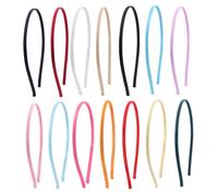 NOLITOY 56pezzi Fasce Per Colorate Satinato Cerchietti Eleganti Per Donne Accessori Per Trucco e Acconciature Per Scuola e Feste Colori Random