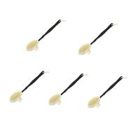 NOLITOY 5pezzi Spazzola Per Doccia Con Manico Lungo Scrub Per Schiena e Corpo Strumento Per Pulizia e Massaggio Con Setole Morbide Di Facile Da Utilizzare e Rimuovere Le Impurità