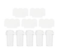 NOLITOY 5sets Strumento Per Stamping Unghie Kit Trasparente Per Nail Art Con Raschietto Per Manicure Creativa Casa e Salone