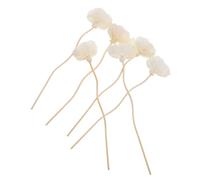 NOLITOY 6 pezzi Bastoncini Rattan e Fiori Profumati per Diffusore Essenziali Ricarica Naturale per Casa e Ufficio Fragranze Aromaterapia Sicure e Facili Usare