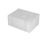 NOLITOY 6 pezzi Custodie CD Trasparenti Singolo Disco Scatole per Archiviazione CD Dvd Confezione per Home Cinema e Media Video Storage